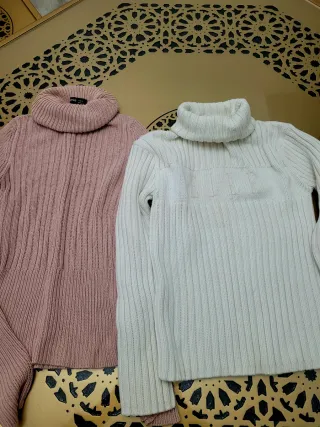 Conjunto 2 jerséis cuello alto