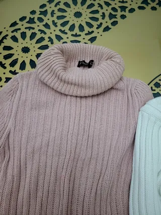 Conjunto 2 jerséis cuello alto