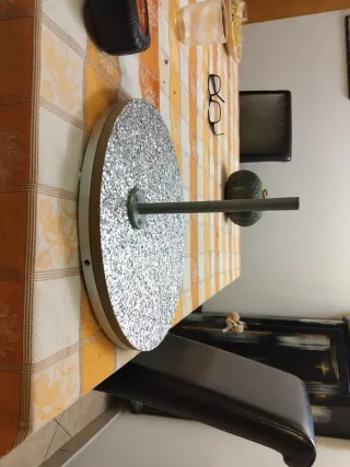 Piedistallo girevole glitterato