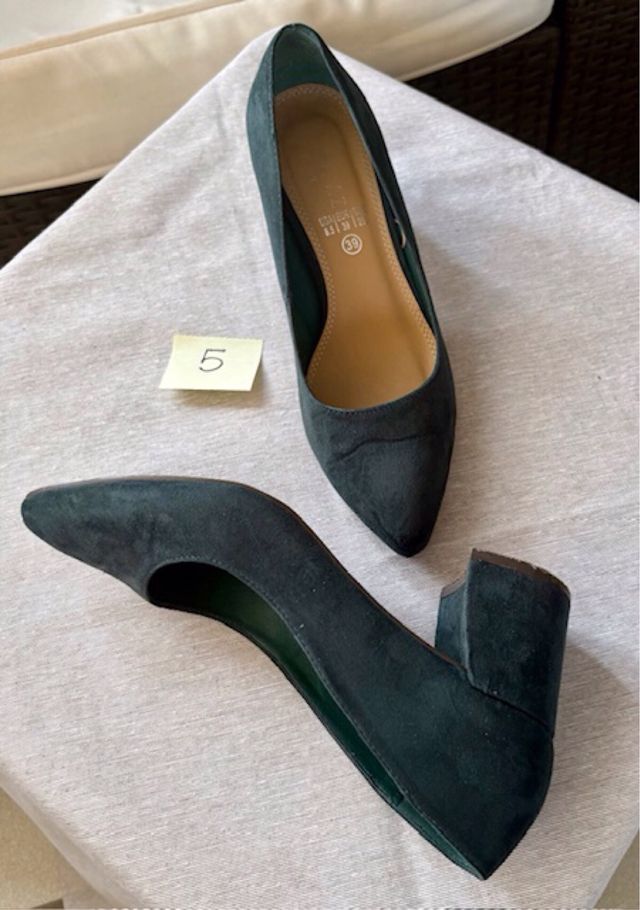 Zapatos de tacón medio varios colores