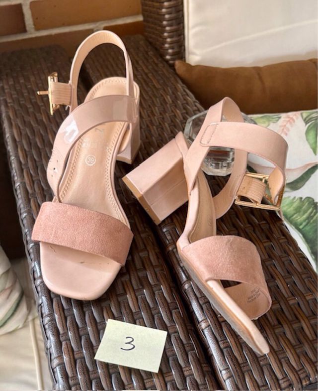 Zapatos de tacón medio varios colores