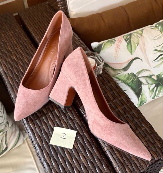 Zapatos de tacón medio varios colores