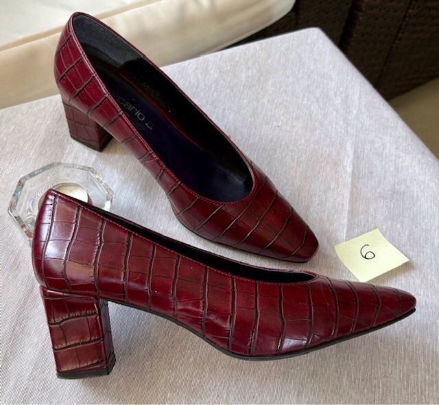 Zapatos de tacón medio varios colores