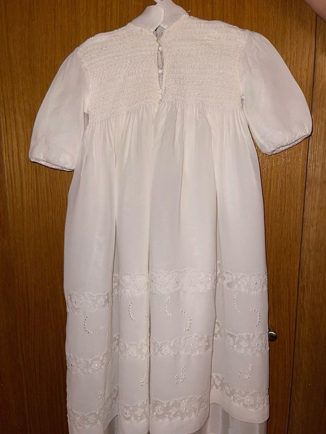Vestido de Bautizo Vintage Blanco