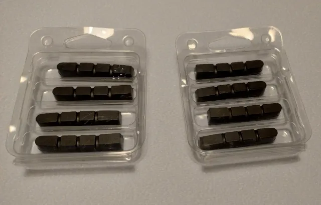 Zapatas para llanta de carbono