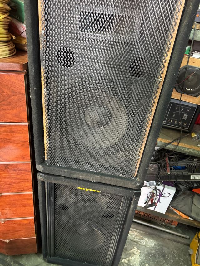 Altavoces Pasivos PA Negros 3 unidades