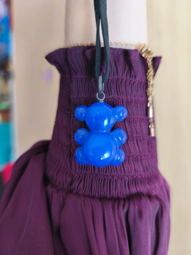 Colgante TOUS Osito Bubble Azul