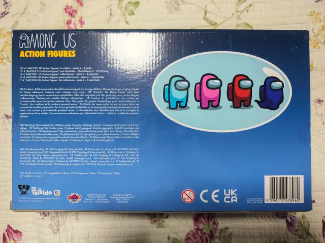 Among Us Figuras de Acción 4 Pack Serie 2