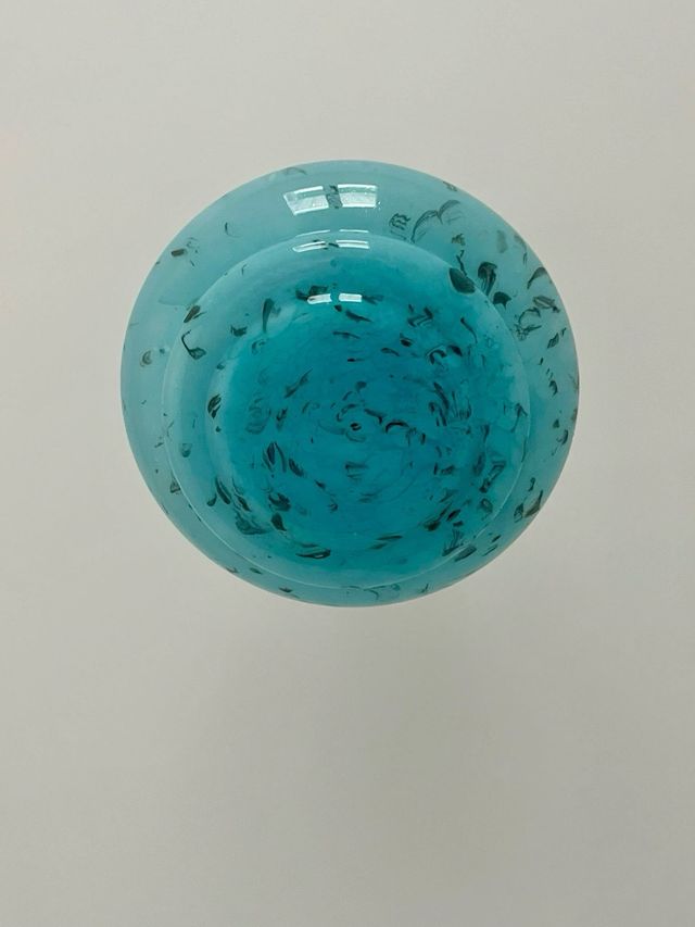 Lámpara colgante antigua cristal y metal