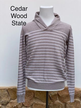 Jersey Cedar Wood State rayas marrones