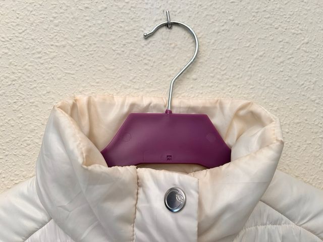 Abrigo acolchado blanco