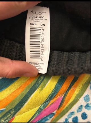 Berretto invernale pompon paillettes