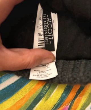 Berretto invernale pompon paillettes