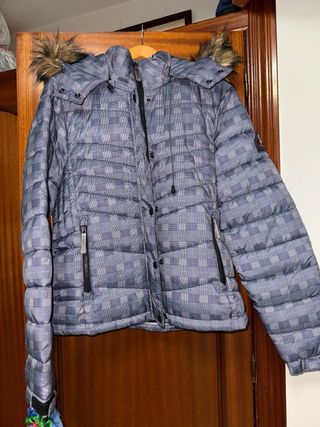 Plumas Superdry Mujer Azul/Gris