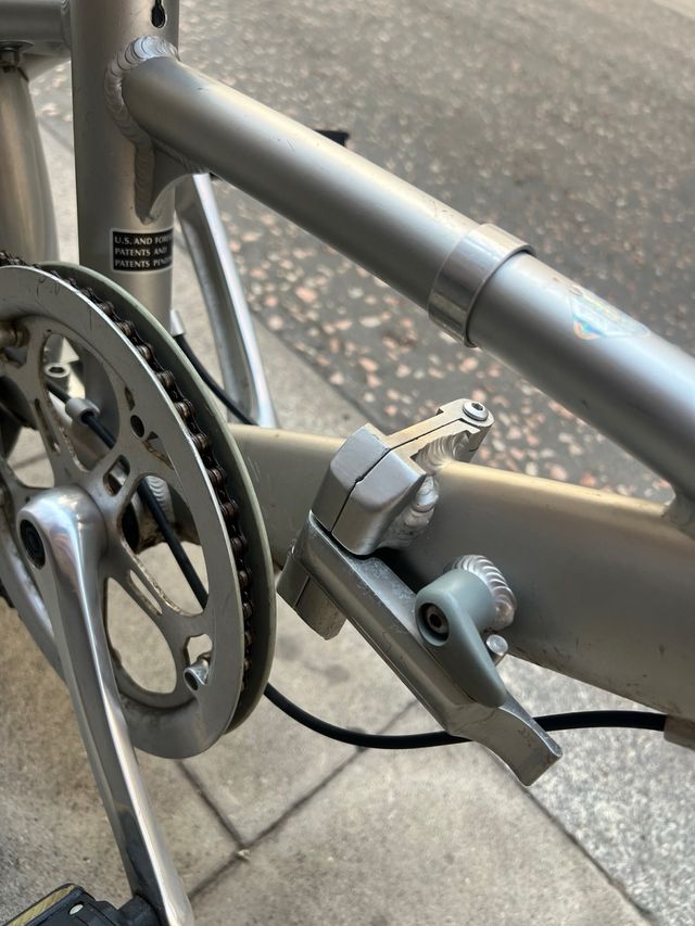 Bicicleta plegable yeah Plata