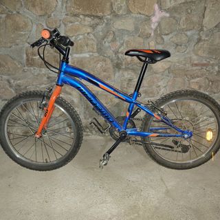 Bicicleta Infantil 20 Azul y Naranja