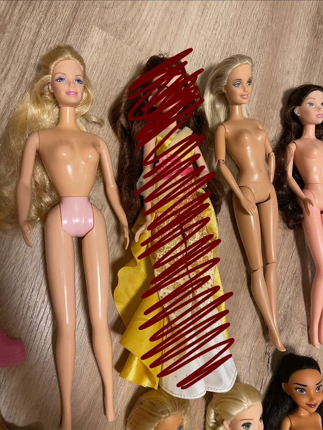 Lote de Muñecas Barbie y Accesorios