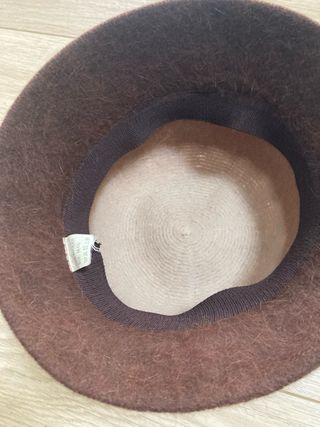 Gorro/Sombrero degradado marrón a beige