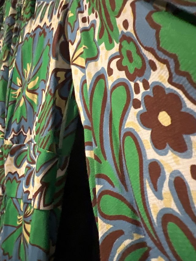 Vestido Tanuca Talla 38 Estampado Floral