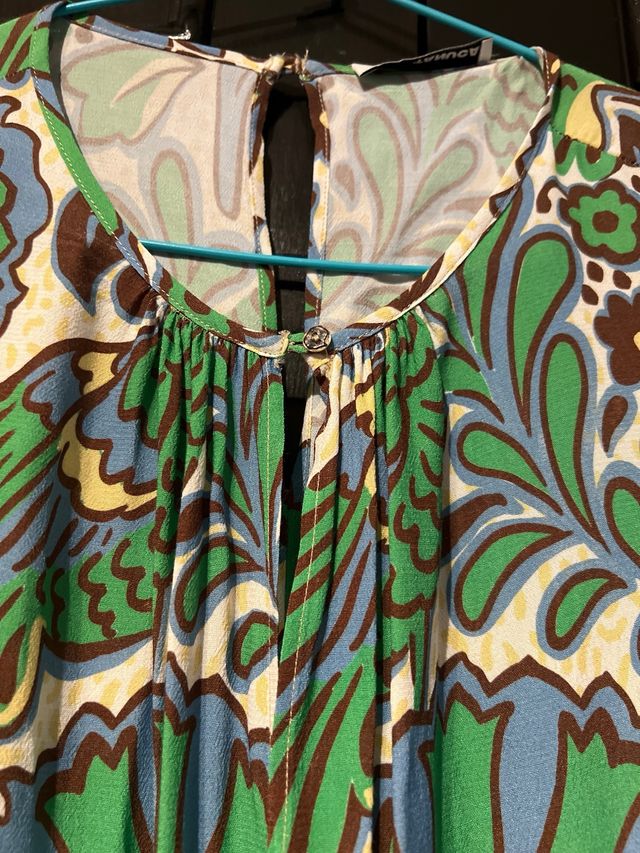 Vestido Tanuca Talla 38 Estampado Floral