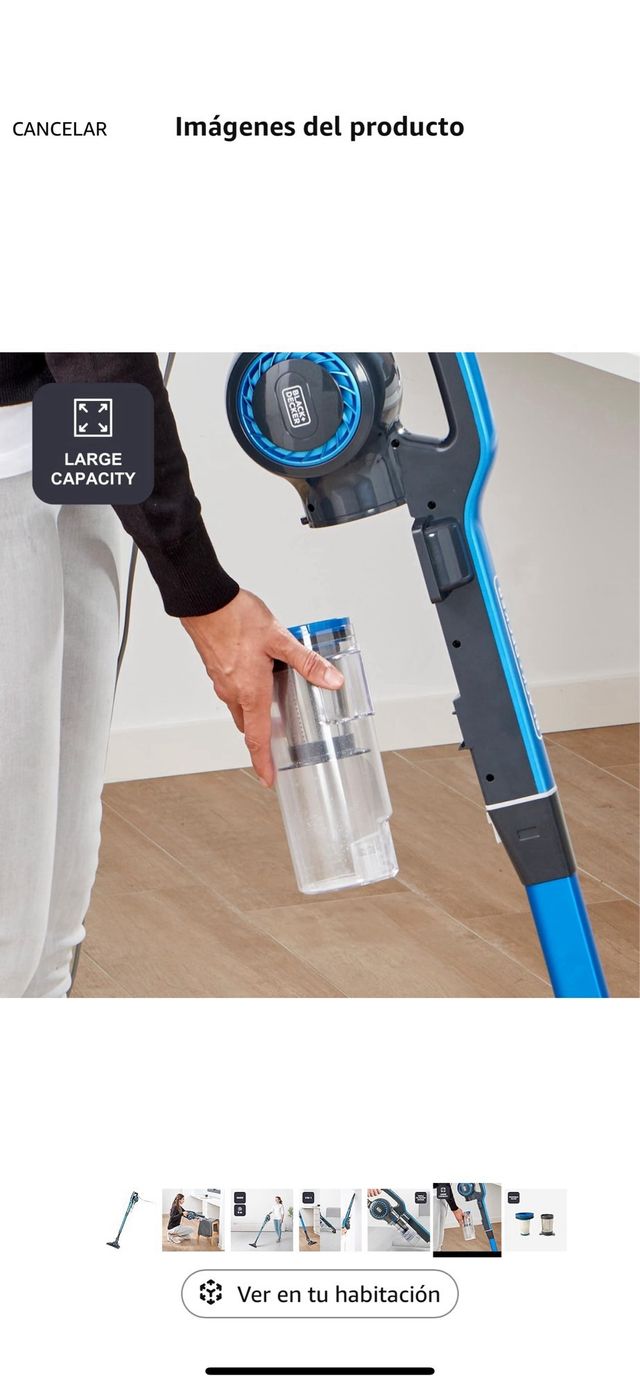 Aspirador vertical Black+Decker