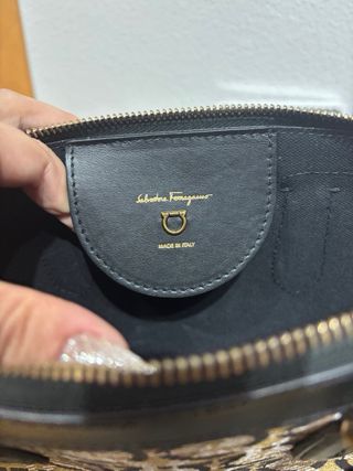 Bolso Salvatore Ferragamo Beige y Negro