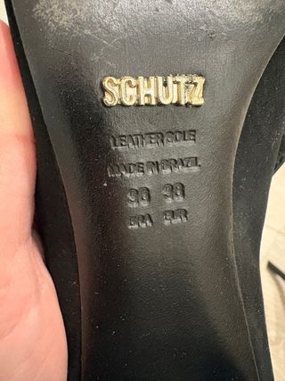 Zapatos Schutz Piel Talla 38 Brasil