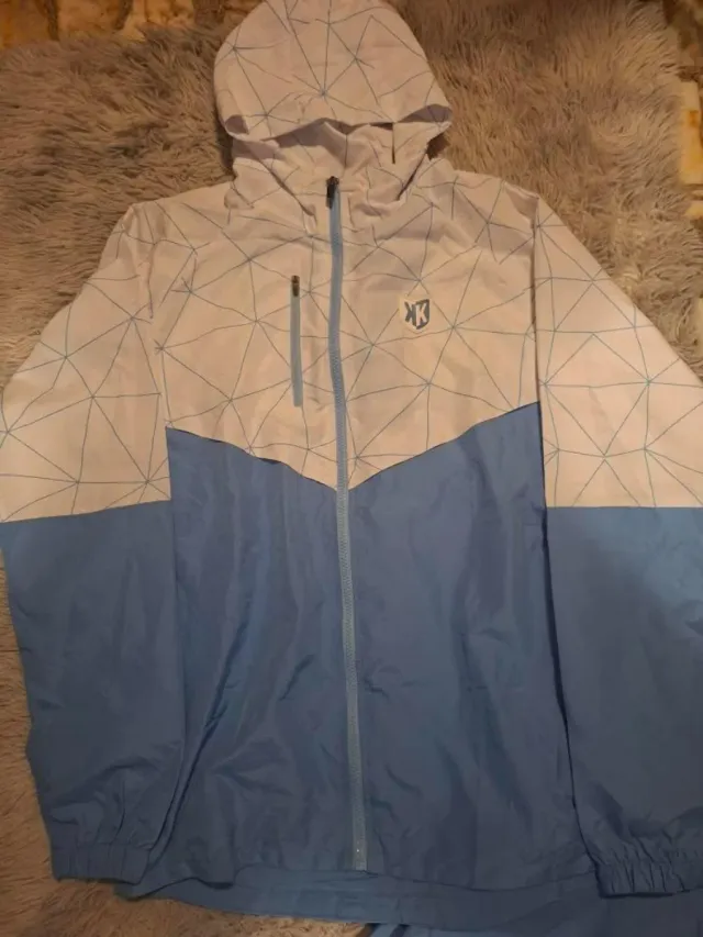 Conjunto Foot Korner azul y blanco