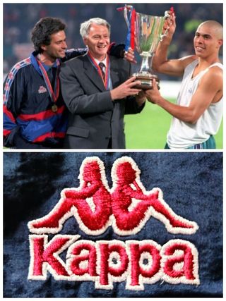 Chándal F.C. Barcelona Kappa Azul/Rojo