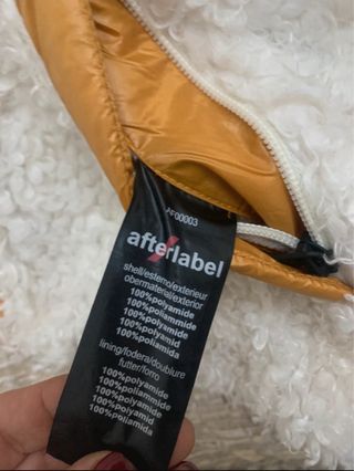 Piumino After Label con cappuccio