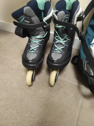 Patines, Casco y Mochila Talla 42