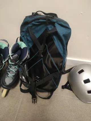 Patines, Casco y Mochila Talla 42