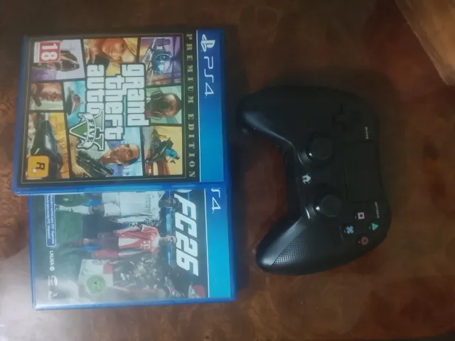 FIFA 26 PS4 Y GTA V Nuevo + MANDO PS4
