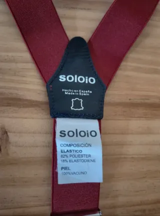 Tirantes elásticos marca  Soloio