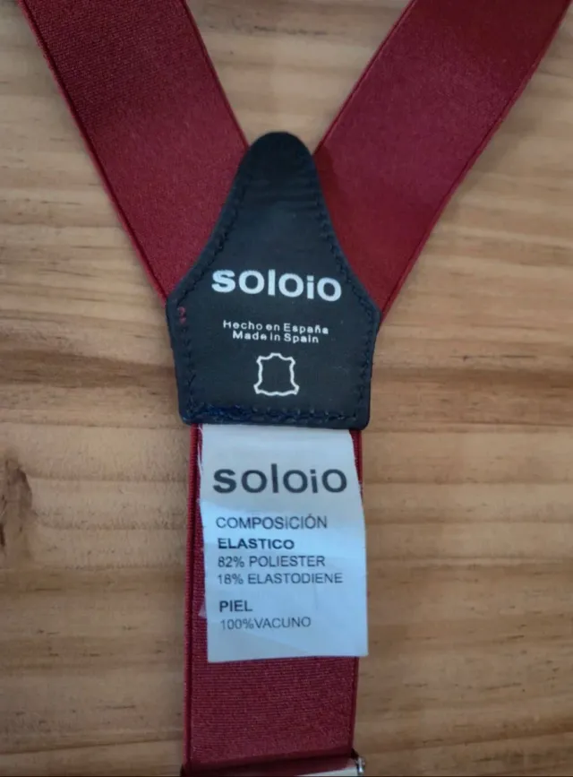 Tirantes elásticos marca  Soloio