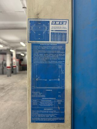 Elevador de coches para taller OMCN