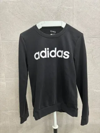 Sudadera Adidas Negra Logo