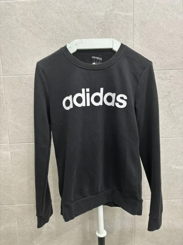 Sudadera Adidas Negra Logo