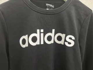 Sudadera Adidas Negra Logo