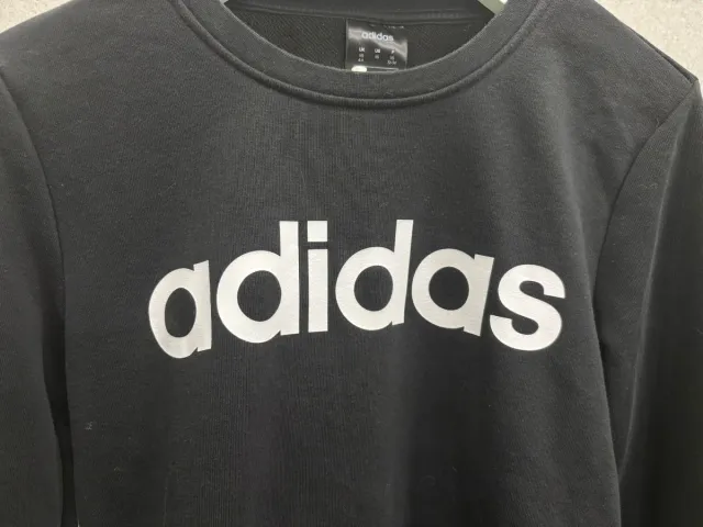 Sudadera Adidas Negra Logo