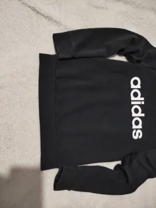 Sudadera Adidas Negra Logo