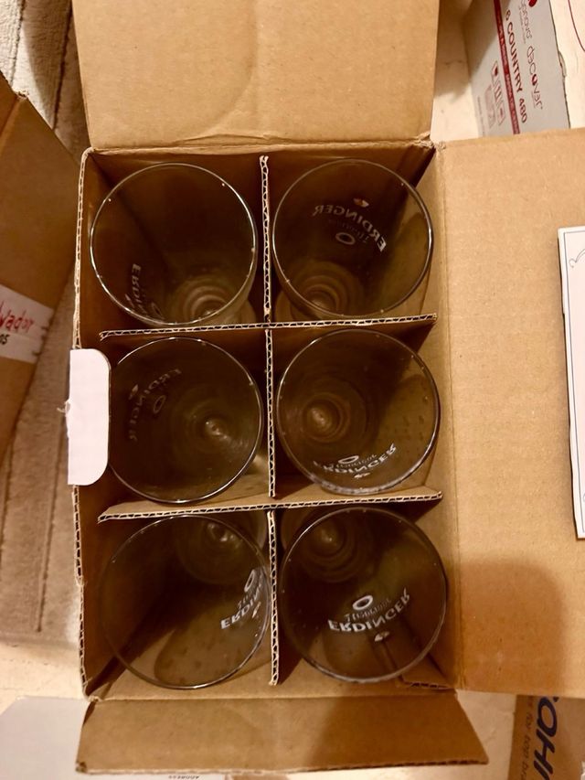 6 Vasos Cerveza Erdinger Weissbier