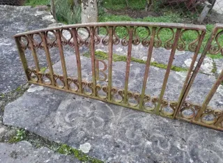 Verjas de hierro forjado antiguas