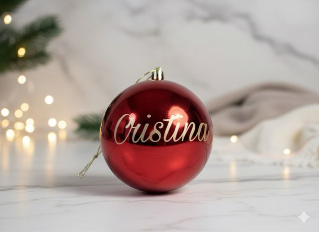 Bola Navidad Personalizada