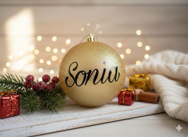 Bola Navidad Personalizada