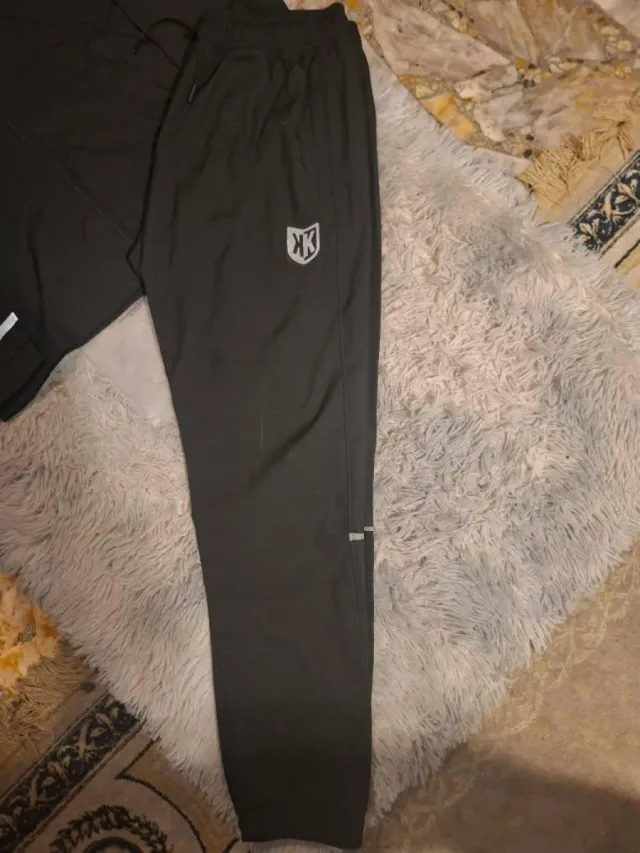 Conjunto Foot Korner Negro Reflectante