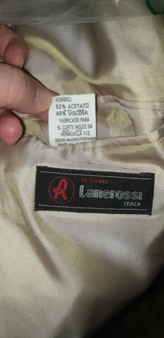 Traje chaqueta claro hombre