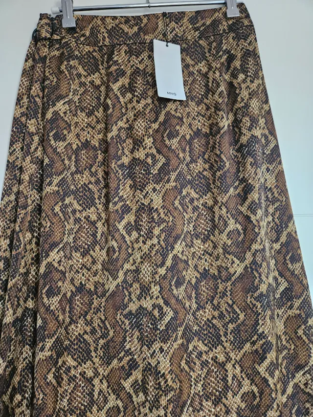 Falda Mango Animal Print Talla S