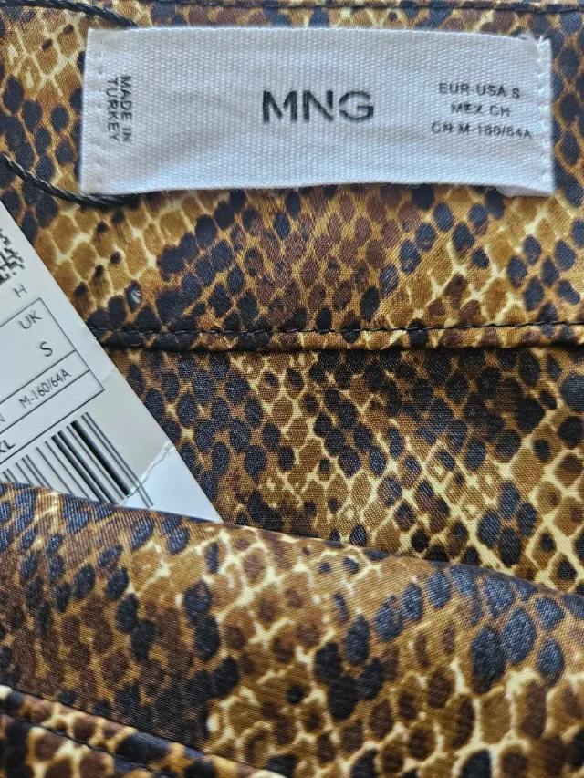 Falda Mango Animal Print Talla S