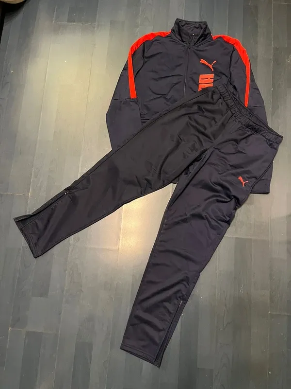 Conjunto Chándal Puma Talla M Negro/Rojo